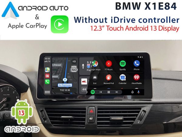 BMW E84 X1 – 12.3″ Touch Android 13 Display + CarPlay & Android Auto