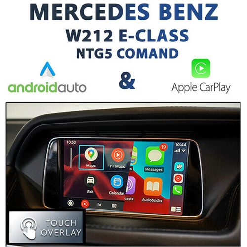 Benz Android Reverse Display Mercedes Benz W212 E-Class – Touch and Dial control Apple CarPlay ...