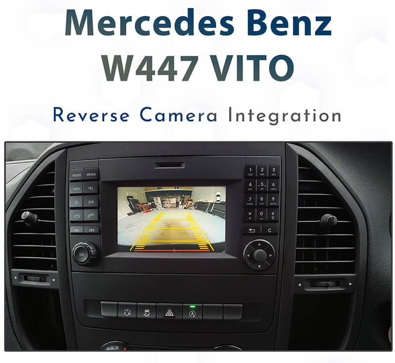 Mercedes Benz W447 Vito Reverse Camera Integration for NTG4 Audio15